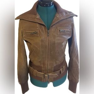 COPY - New Look Leather Jacket sz 6 (UK 10 / EU 38)